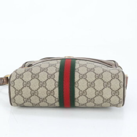 Gucci GG Supreme Sherry Leather Crossbody Bag Handbag Tote - Picture 6 of 11